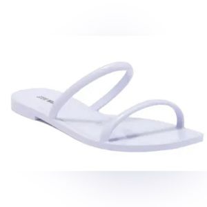 NWOT Steve Madden White Pike Jelly Sandals